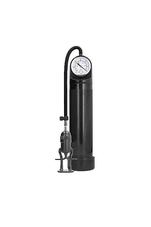 Ручная вакуумная помпа для мужчин с манометром Deluxe  Pump With Advanced PSI Gauge