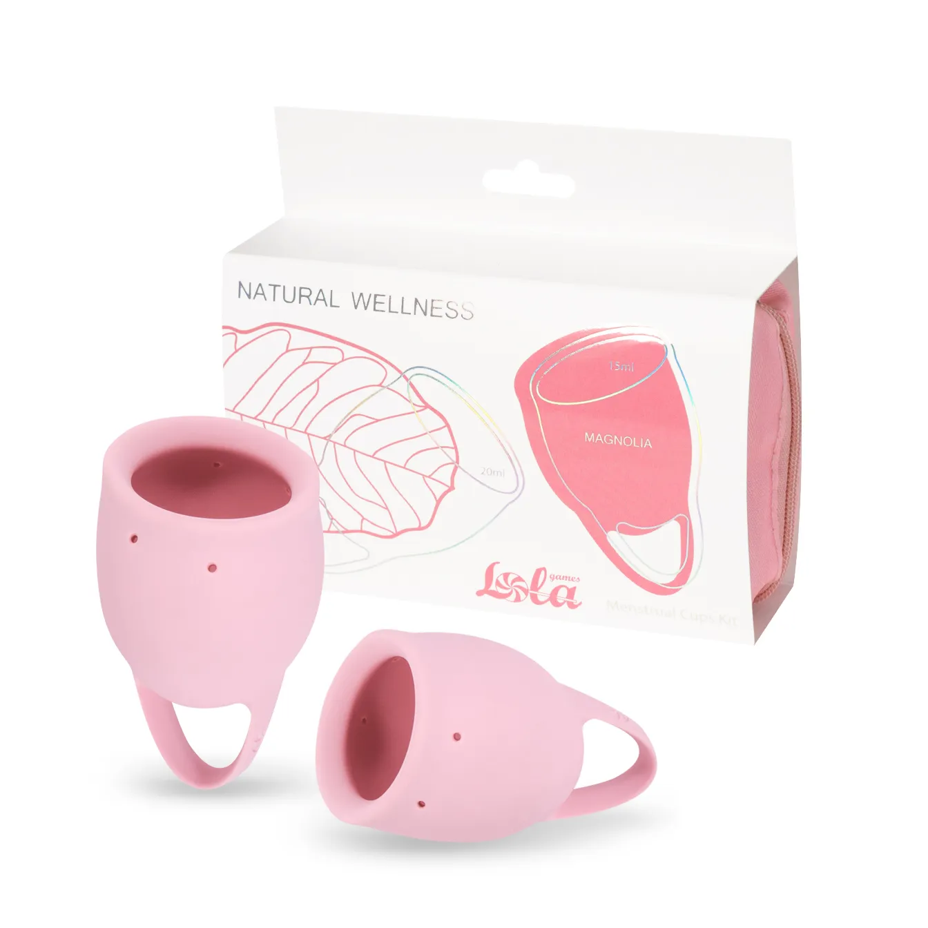 набор менструальных чаш natural wellness magnolia light pink 4000-05lola в Воронеже