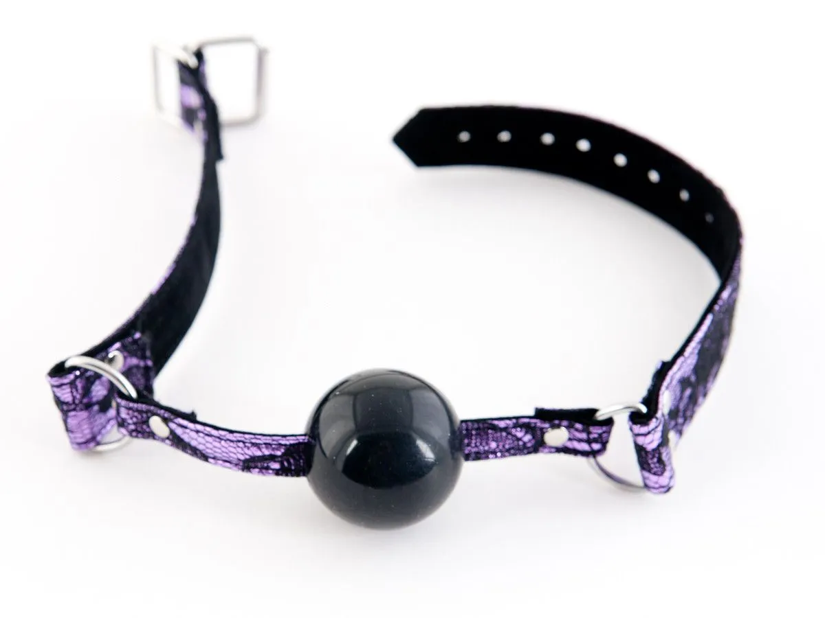 кляп toyfa marcus на кружевном ремешке, силикон, розовый, 62 см в Воронеже