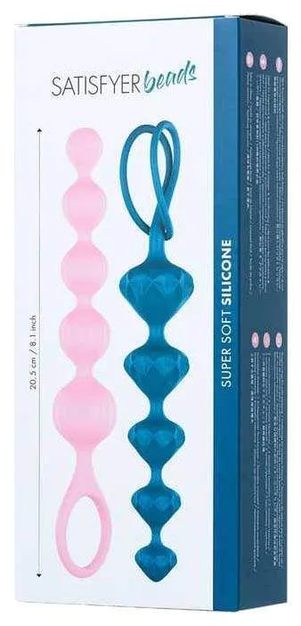 набор анальных цепочек satisfyer beads, цветные в Воронеже