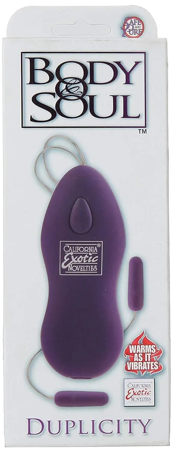 вибропули california exotic novelties body & soul duplicity, фиолетовые в Воронеже