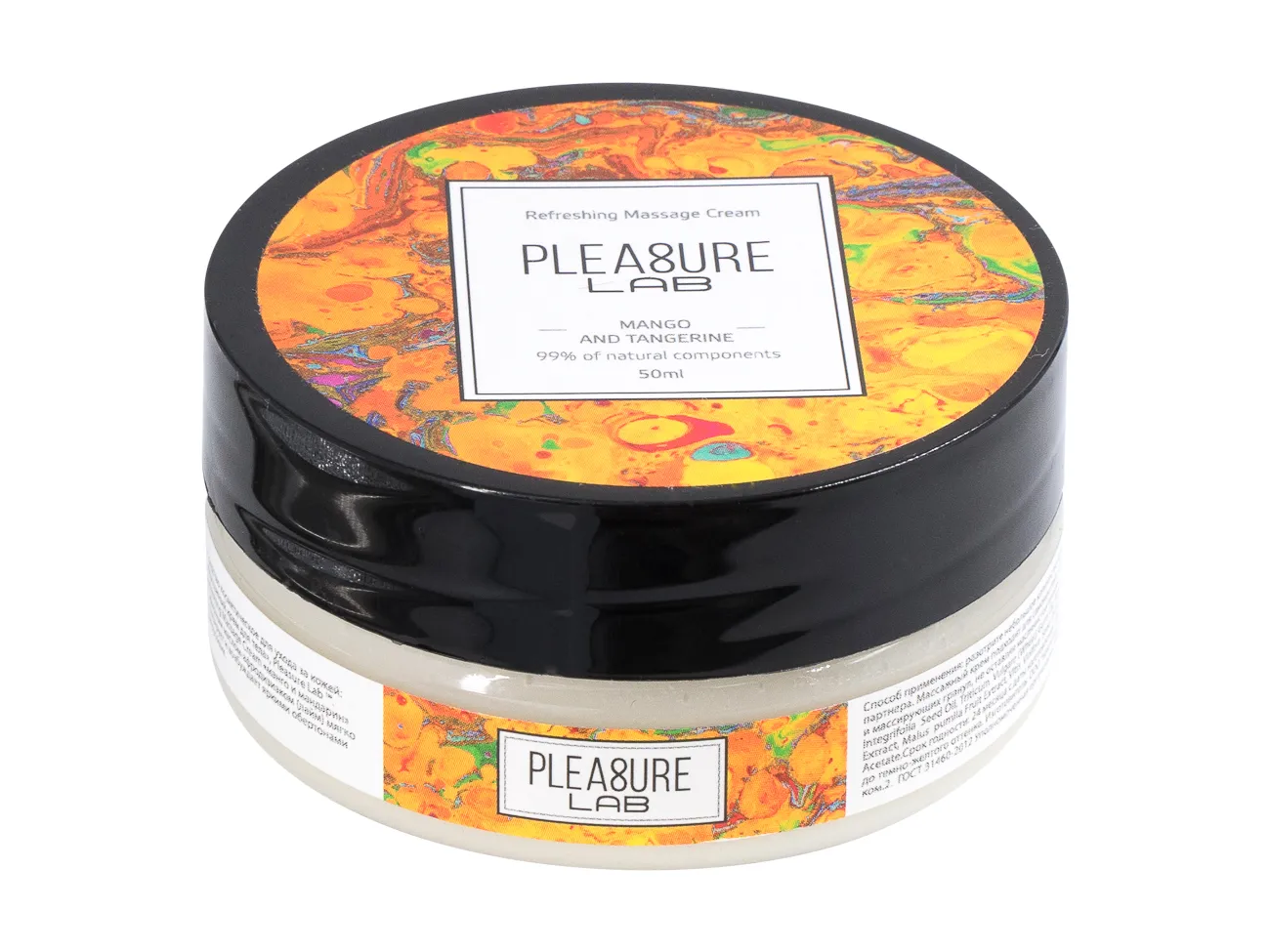 массажный крем pleasure lab refreshing манго и мандарин 50 мл 1072-01lab в Воронеже