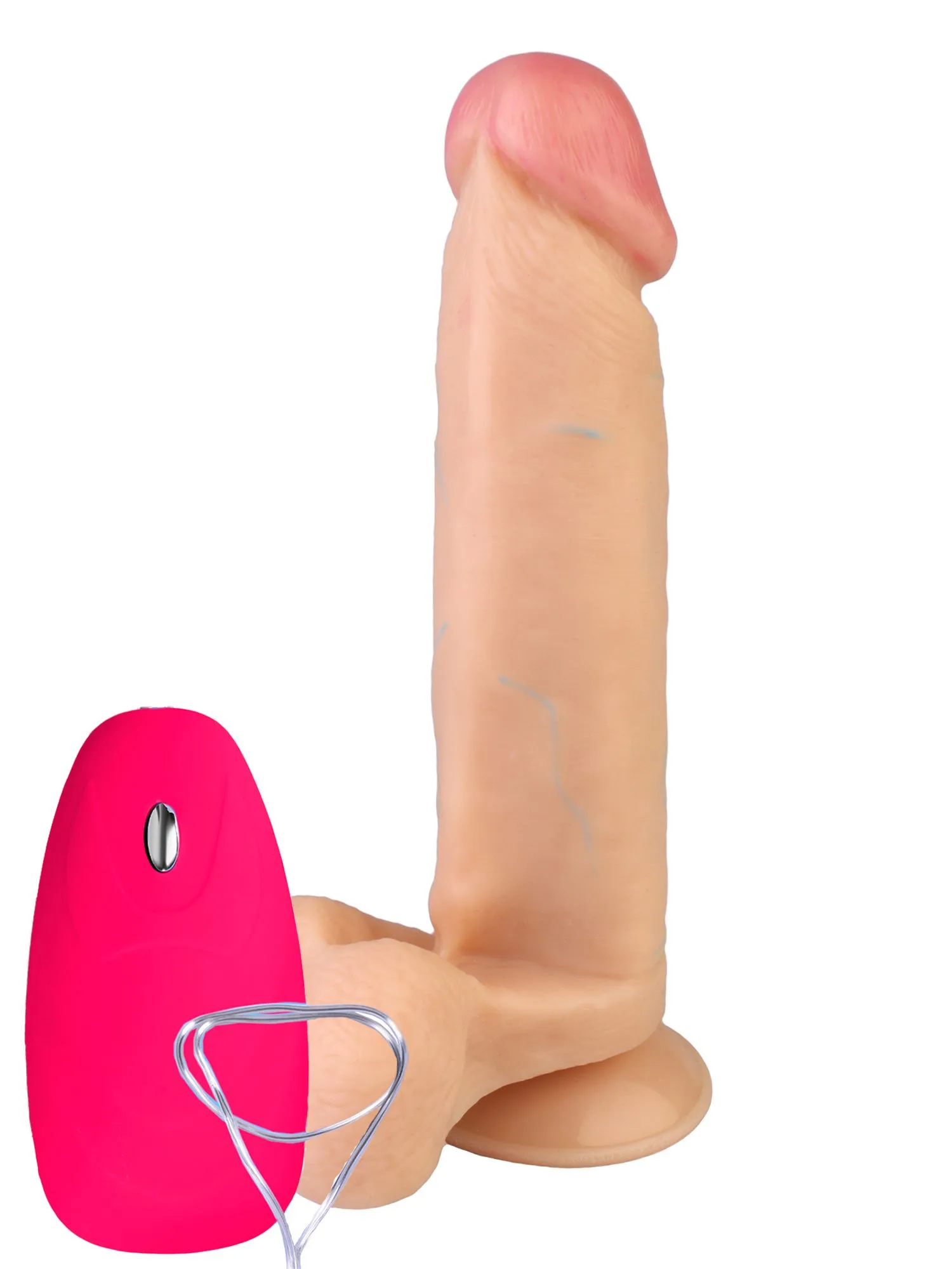 вибромассажер с присоской, реалистик №1, телесный в Воронеже