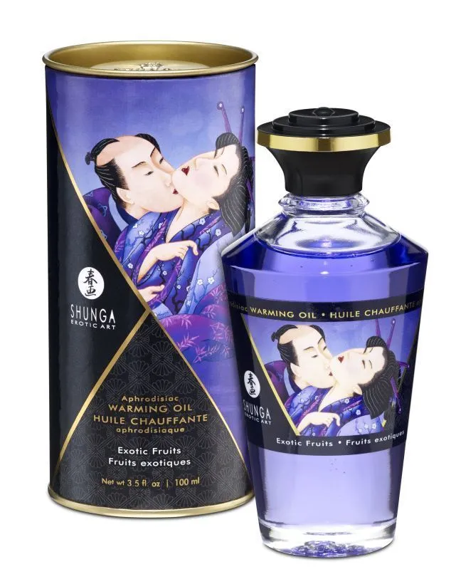 масло массажное съедобное shunga экзотические фрукты, 100 мл в Воронеже