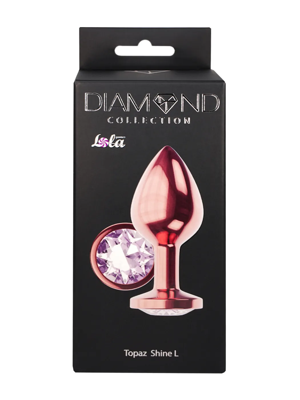 анальная пробка diamond moonstone shine l розовое золото 4021-02lola в Воронеже