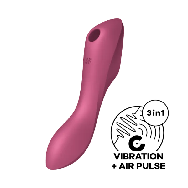 вакуумный массажер satisfyer curvy trinity 3 red 036526sa в Воронеже