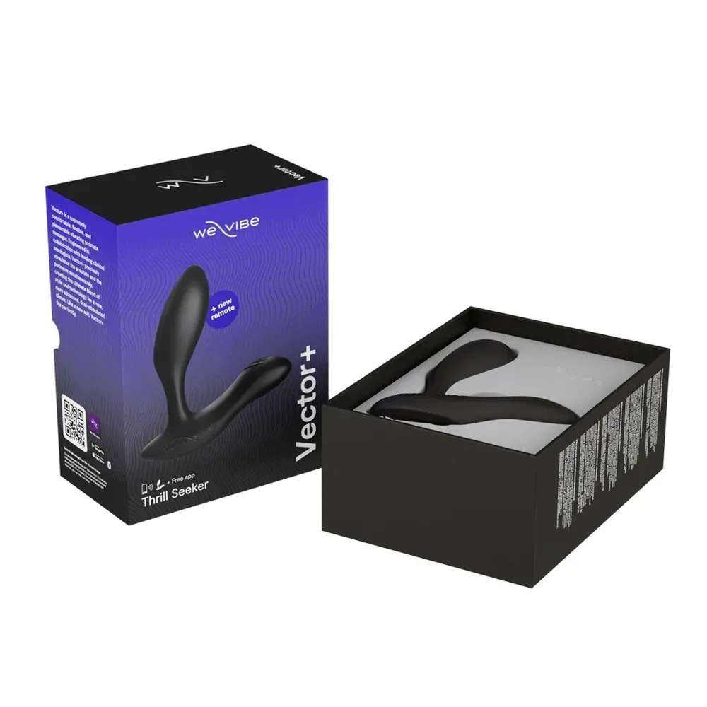 вибромассажёр we-vibe vector+, черный в Воронеже