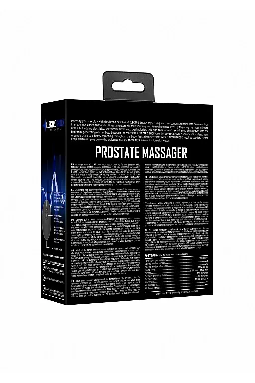 массажер простаты с электростимуляцией и пультом управления prostate massager shots electroshock в Воронеже