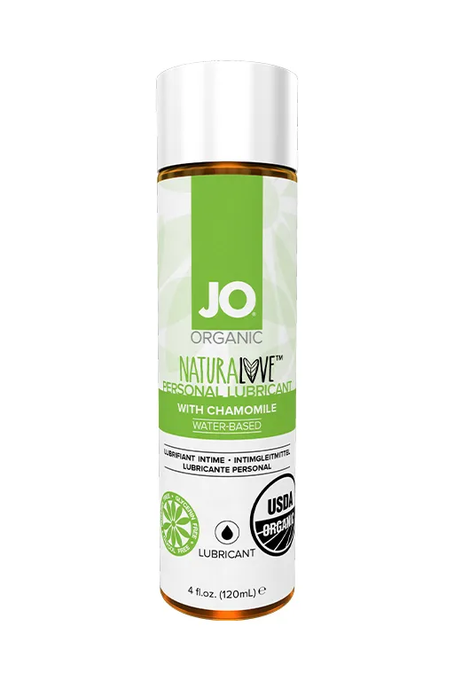 Органический гель на водной основе с ромашкой / JO Naturalove USDA Original 4oz - 120 мл.