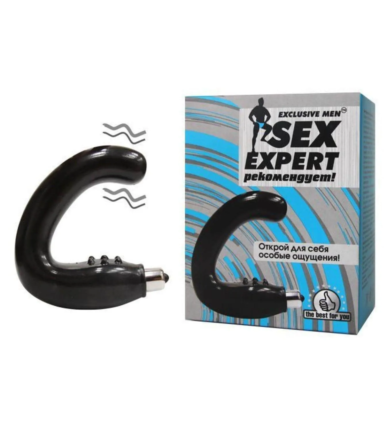 стимулятор простаты bior toys серии sex expert черный в Воронеже