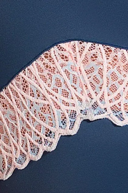 Эротическое корсет lapin rose selina синий в Воронеже