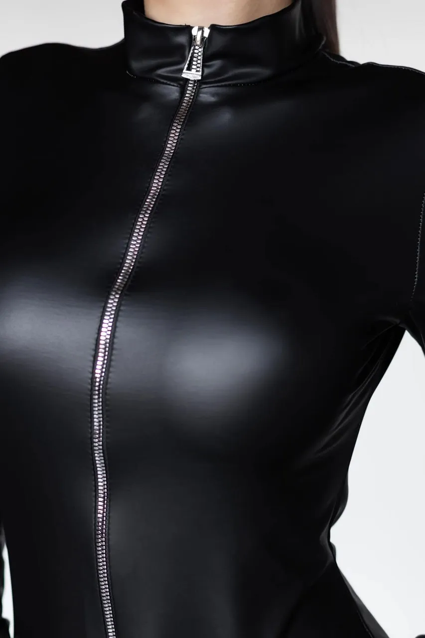 Эротическое комбинезон pinkrabbit из экокожи на молнии в Воронеже