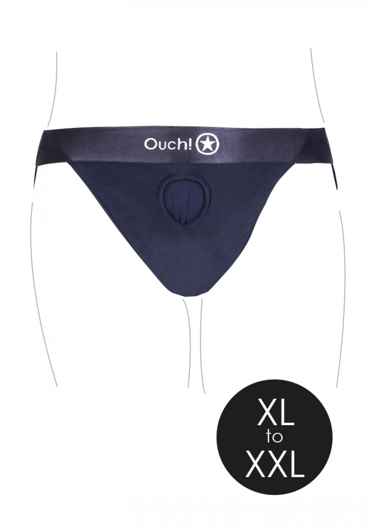 трусики для страпона с вибропулей - xl/xxl в Воронеже