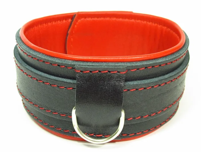 Ошейник с красным подкладом  55036ars