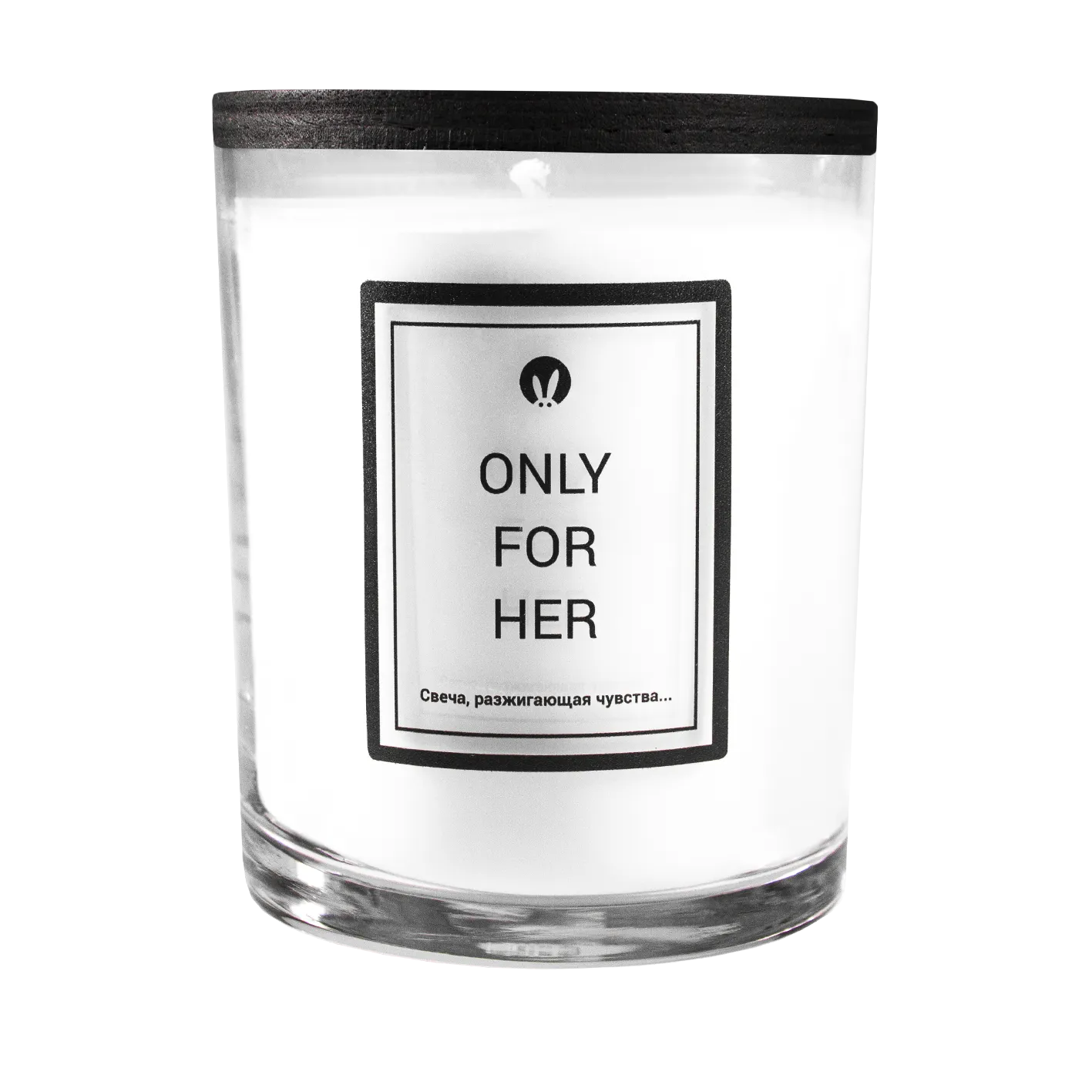 свеча pink rabbit в стакане only for her в Воронеже