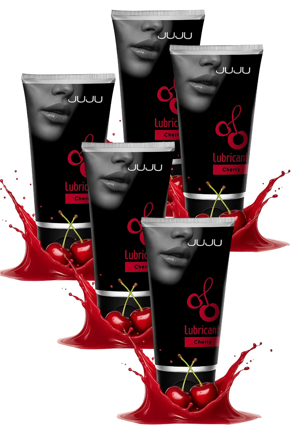 сет съедобных лубрикантов juju вишня, 5х50ml 752ju в Воронеже