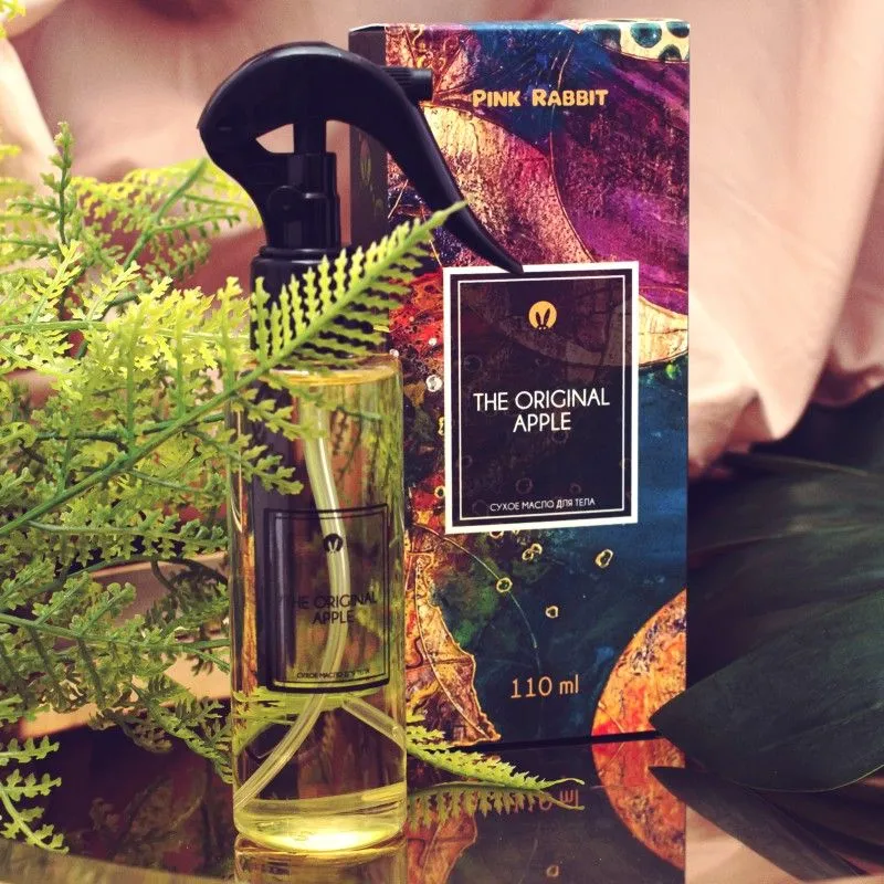 Масло сухое PinkRabbit для тела с феромонами, The original apple, 110 мл