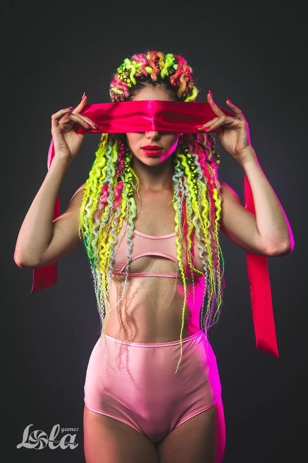 лента party hard wink pink 1142-02lola в Воронеже