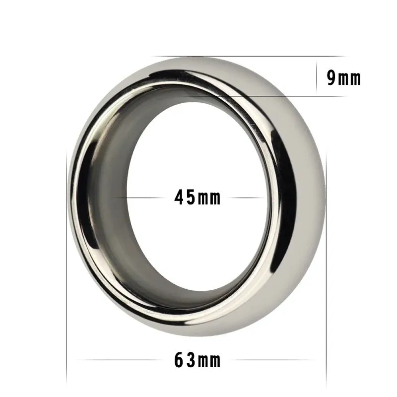 кольцо lovetoy metal silver cockring 4,5 см, металлическое в Воронеже