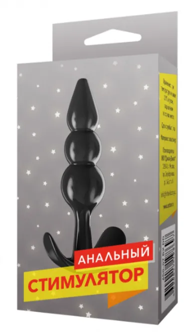 пробка анальная №7, черная в Воронеже