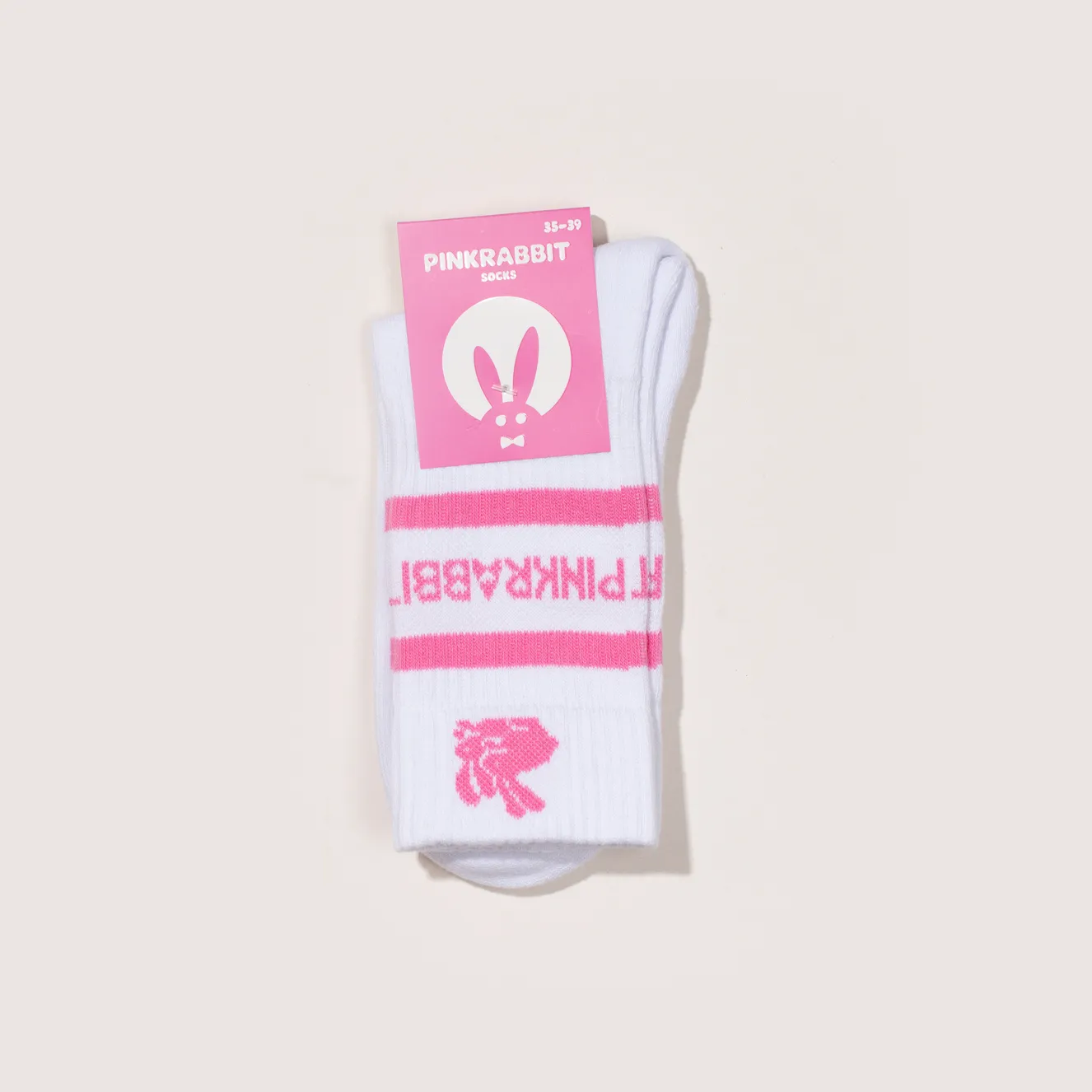 Носки PINK RABBIT зимние женские (белые, 23-25)