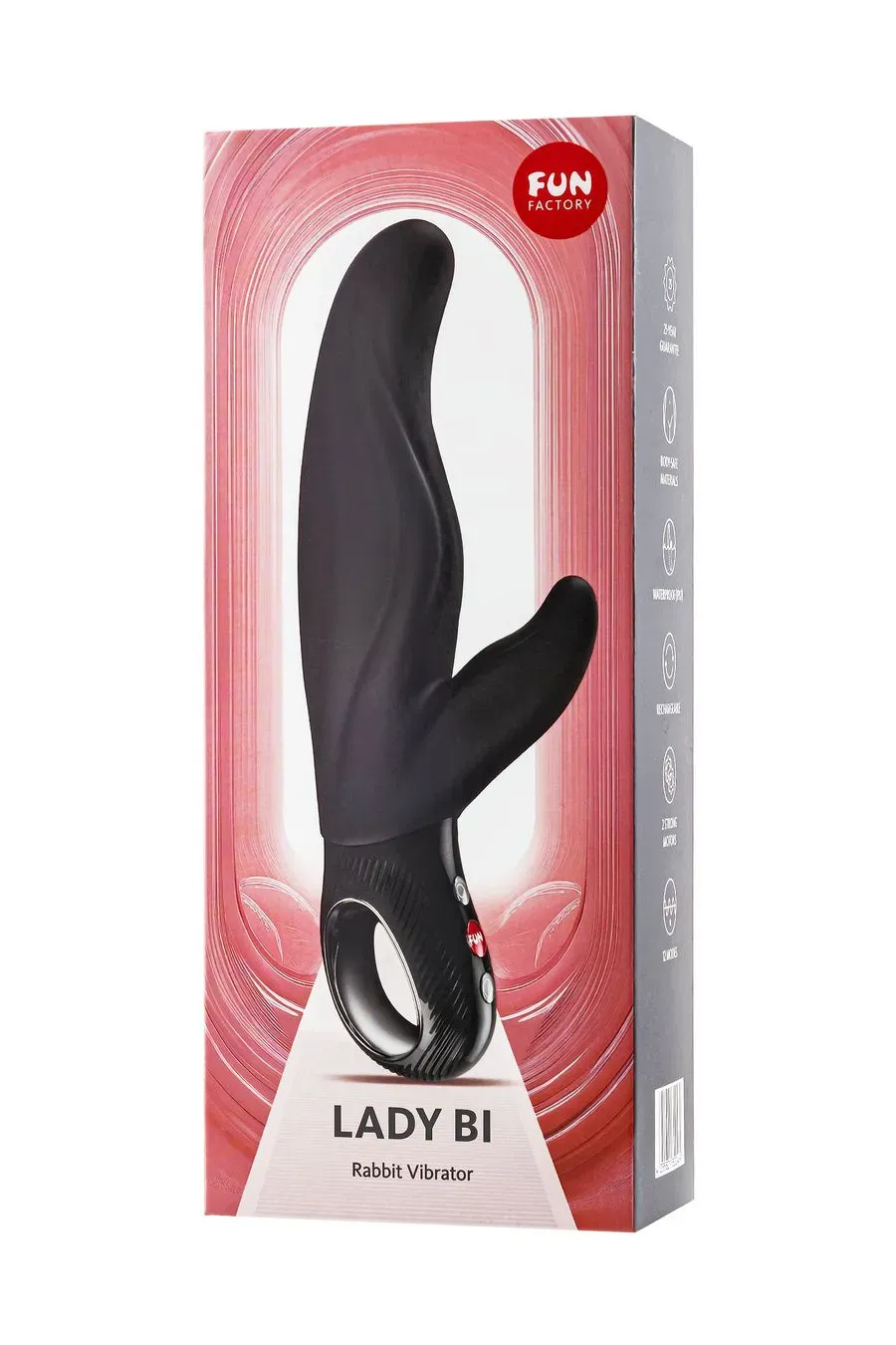 вибратор кролик fun factory lady bi, силикон, черный, 22 см в Воронеже