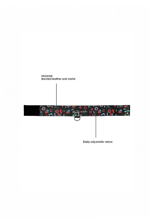 ошейник printed collar with leash old school tattoo style в Воронеже