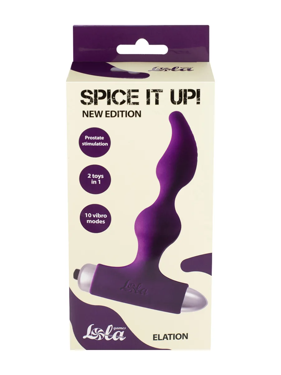 анальная пробка с вибрацией spice it up new edition elation ultraviolet 8018-04lola в Воронеже