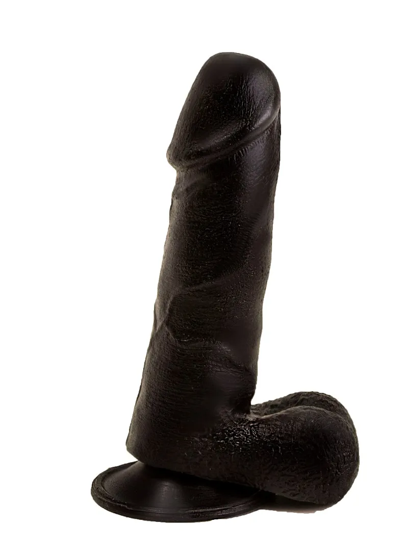 фаллоимитатор на присоске черный 401700ru в Воронеже