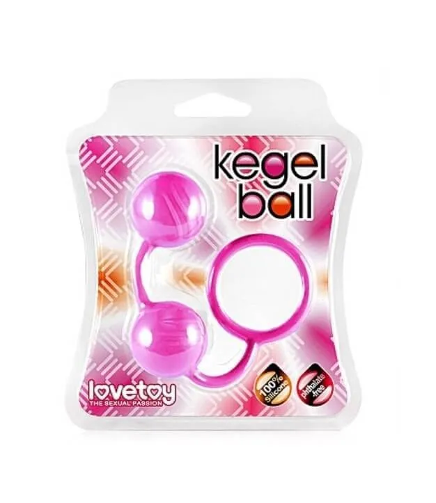 вагинальные шарики lovetoy kegel ball, розовые в Воронеже