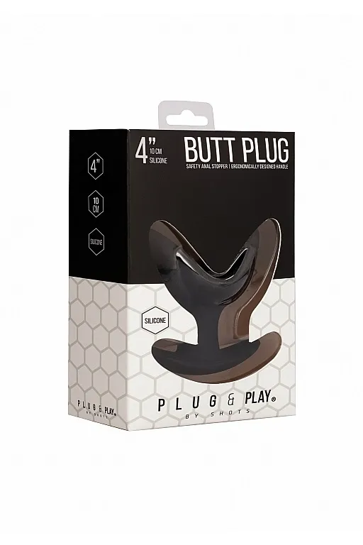 plu015blk: анальная пробка (эспандер) split 5 - 4 inch в Воронеже