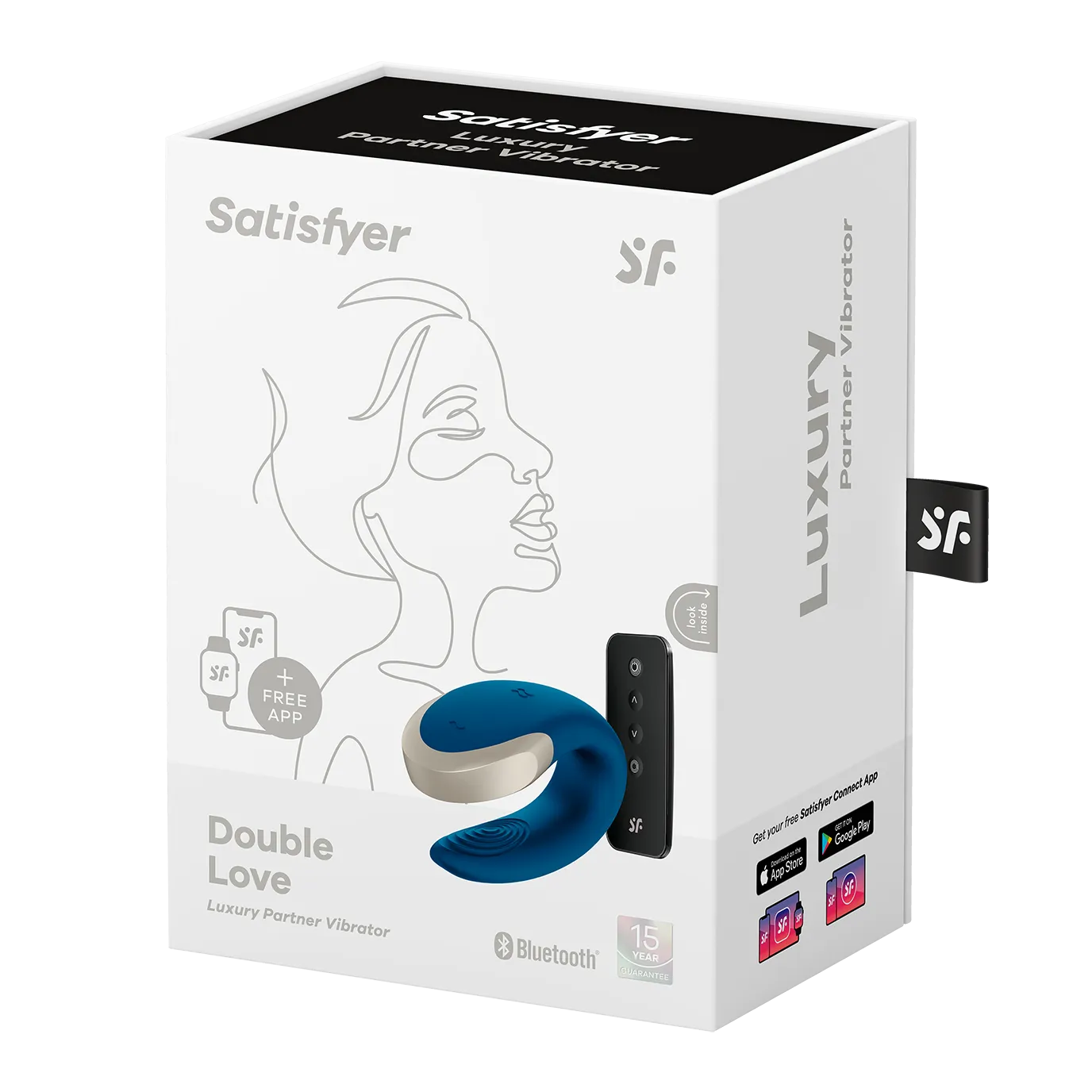 виброcтимулятор satisfyer double love connect app blue 002446sa в Воронеже
