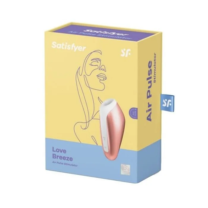 вакуум-волновой бесконтактный стимулятор клитора satisfyer love breeze, силикон, розовый в Воронеже