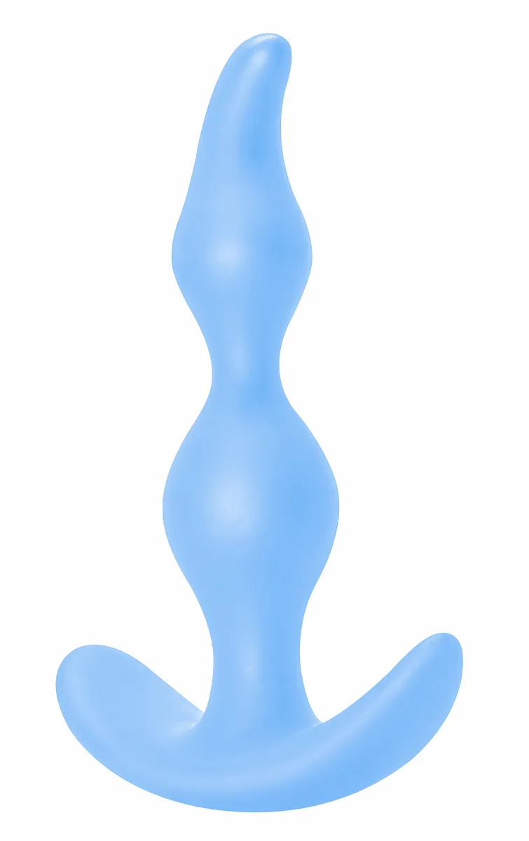 анальная пробка bent anal plug blue 5002-02lola в Воронеже