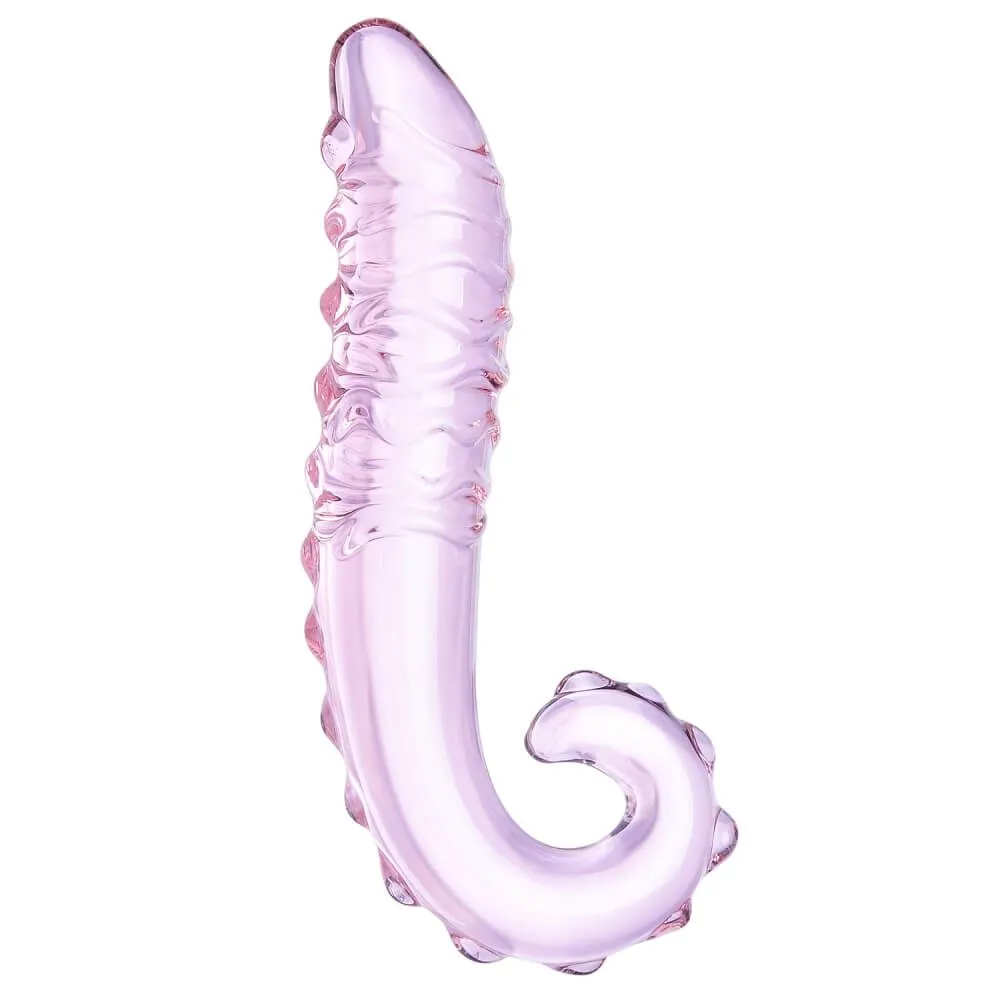 стимулятор стеклянный arno с кольцом 207, розовый в Воронеже