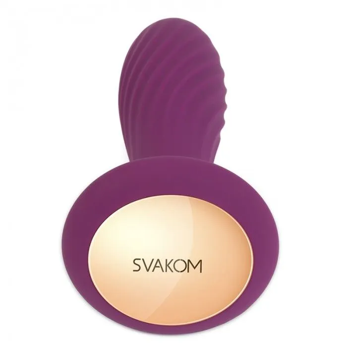 анальная пробка ребристая svakom bella, фиолетовая в Воронеже