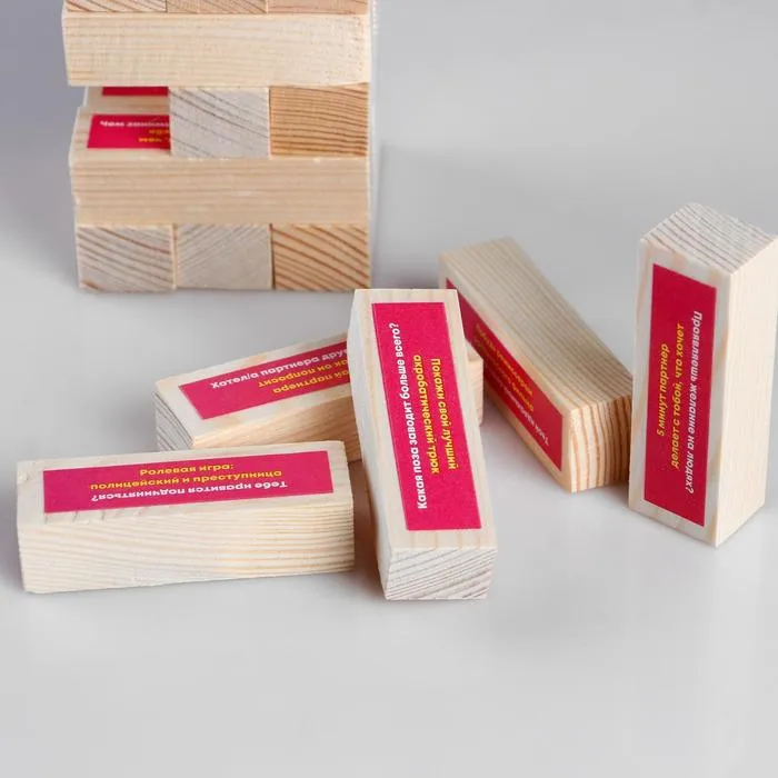 падающая башня "правда или действие" 54 бруска в Воронеже