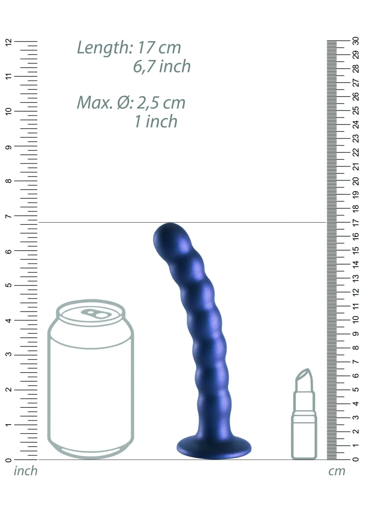 фаллоимитатор beaded g-spot - 16,5 см в Воронеже