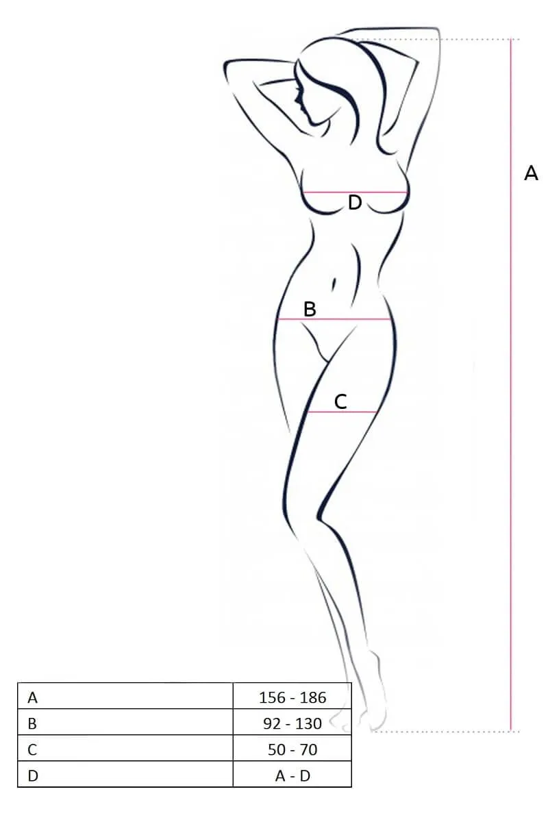 Эротическое комбинезон-сетка lapin rose eliza черный, one size в Воронеже