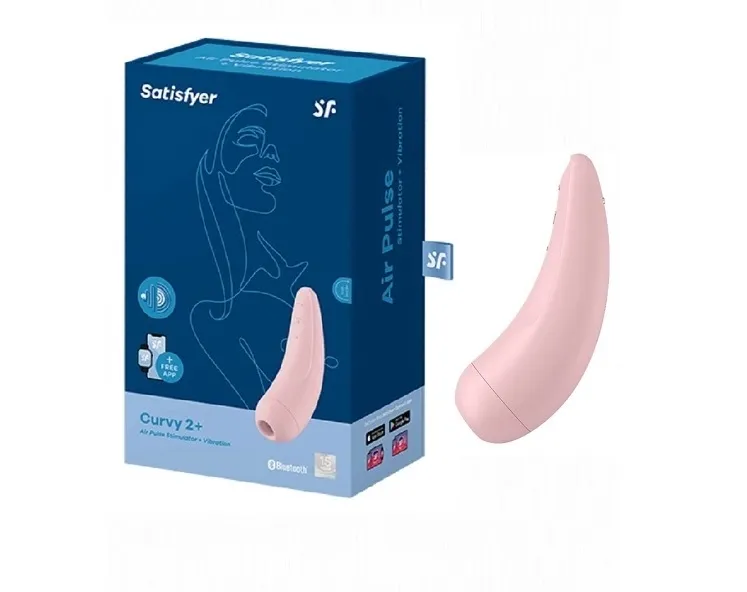 вакуумный массажер с вибрацией satisfyer curvy 2 plus pink 001852sa в Воронеже