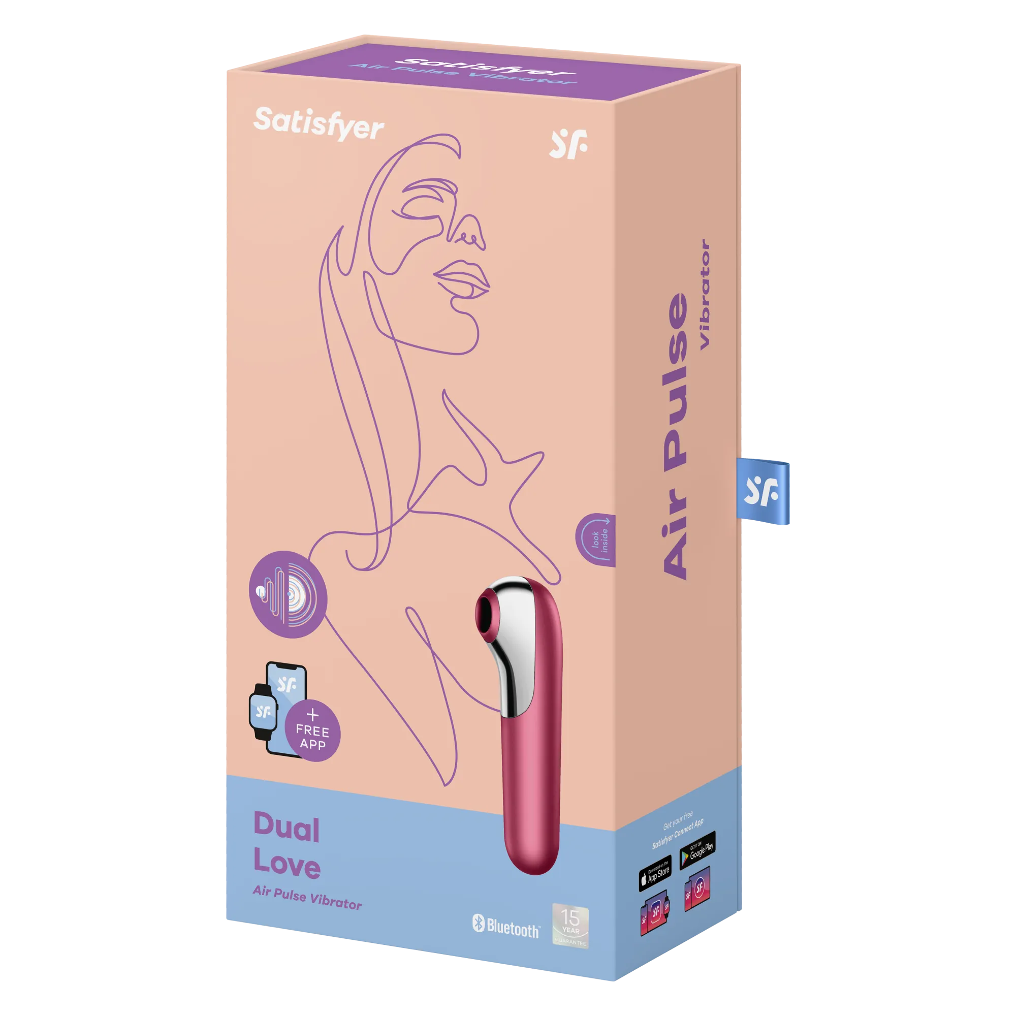 Вакуумный массажер Satisfyer Dual Love Pink 003054SA
