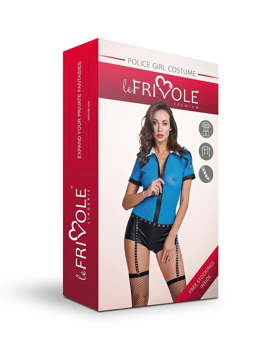 Эротическое костюм полицейского le frivole, боди на молнии в Воронеже