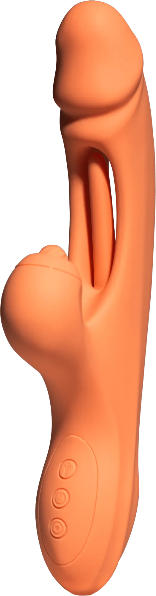 вибратор с тройной стимуляцией nejno "shelest" (персиковый) в Воронеже