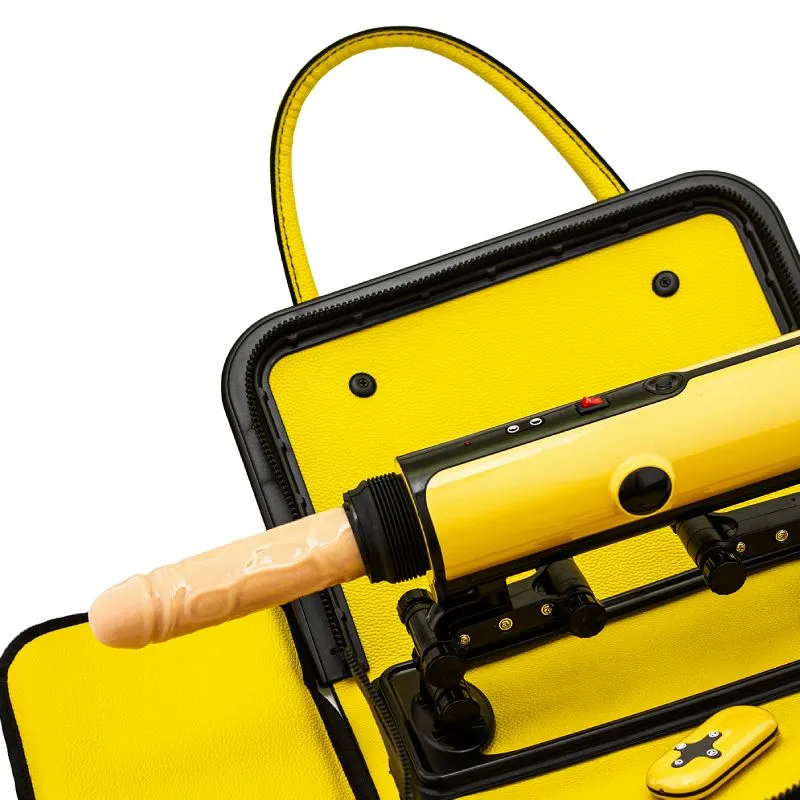 секс-машина в сумке pinkrabbit 310-x5, желтая в Воронеже