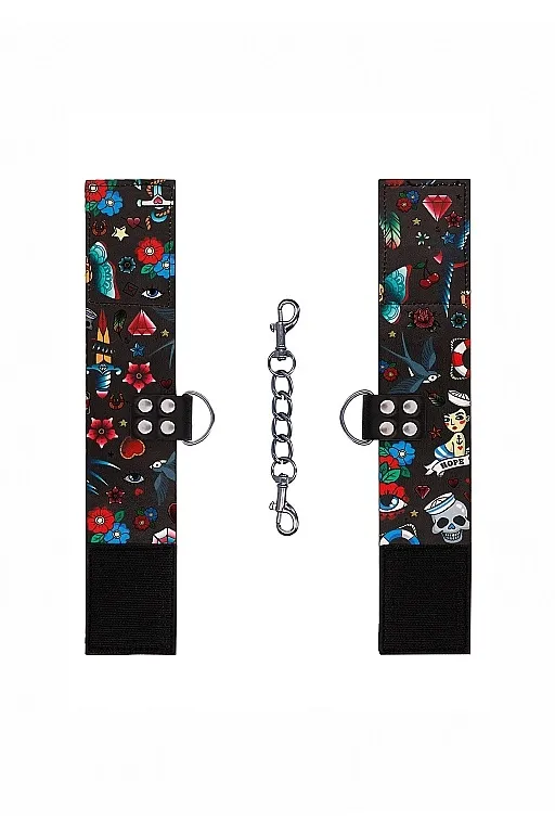 наножники на цепочке printed ankle cuffs old school tattoo style в Воронеже