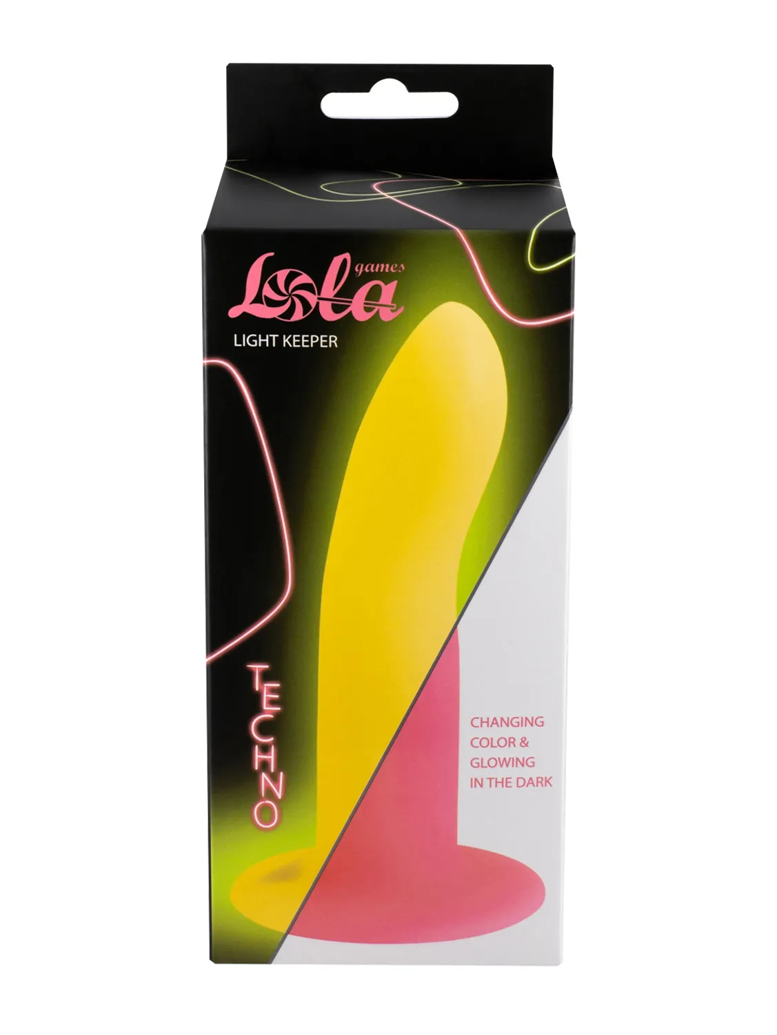 светящийся в темноте дилдо techno light keeper 5012-01lola в Воронеже