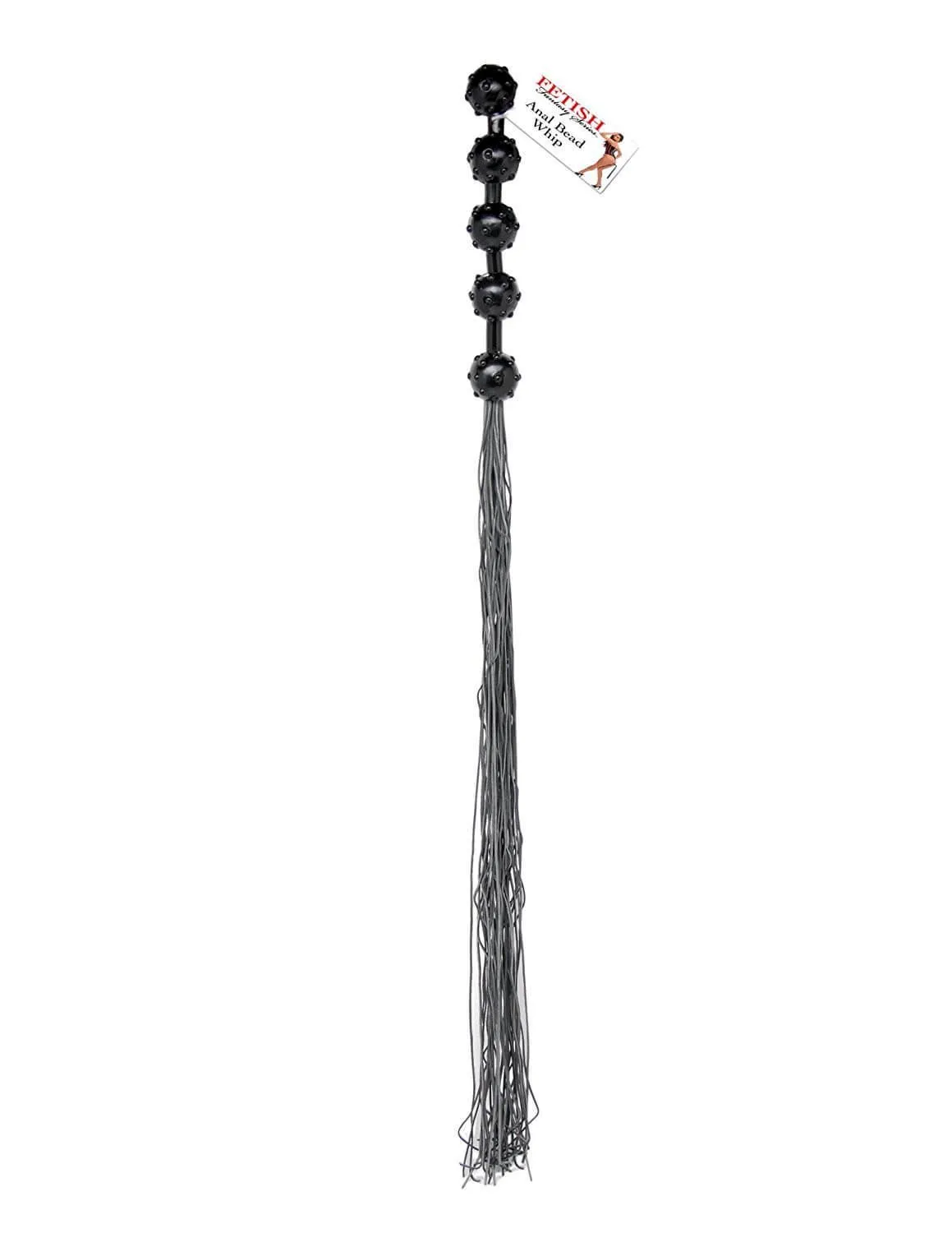 Анальный стимулятор Pipedream Anal Bead Whip, чёрный