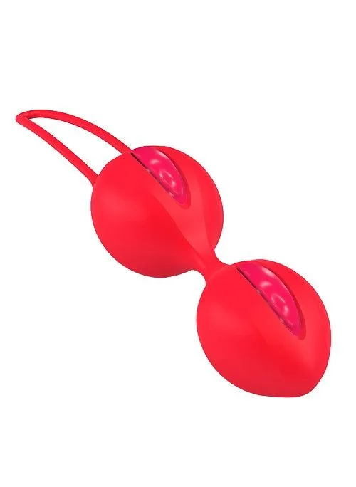 Вагинальные шарики Fun Factory Smartballs duo, ярко-оранжевые