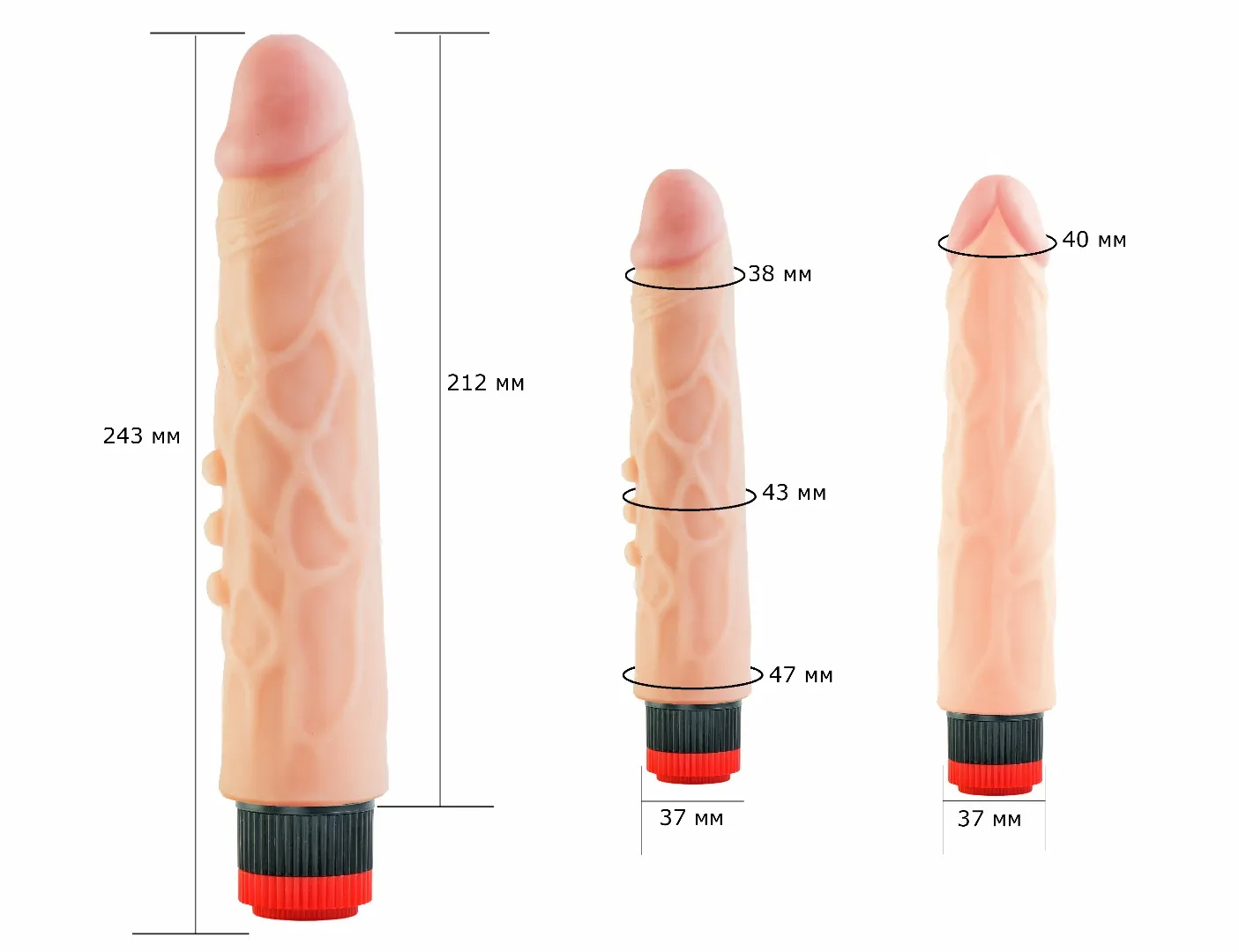 вибромассажёр human copy 8"2  600903ru в Воронеже