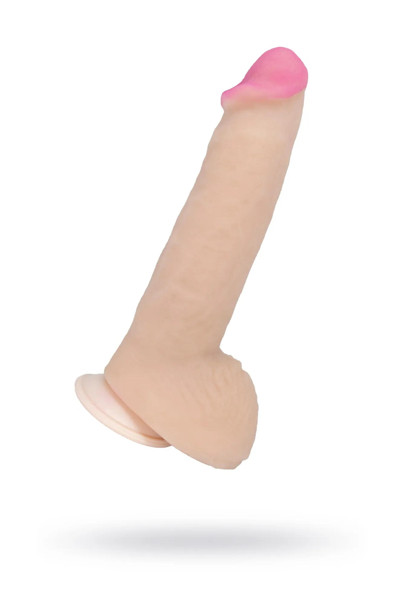 Фаллоимитатор неоскин на присоске REAL Next Lovetoy, TPR, телесный, 23 см